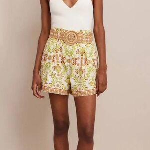 Cara Cara Palmer Vine Green Shorts